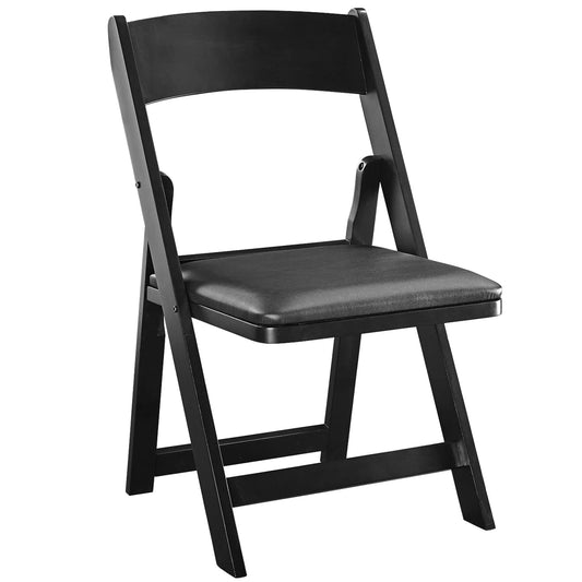 RAM Game Room Game Chair Folding Game Chair - Black