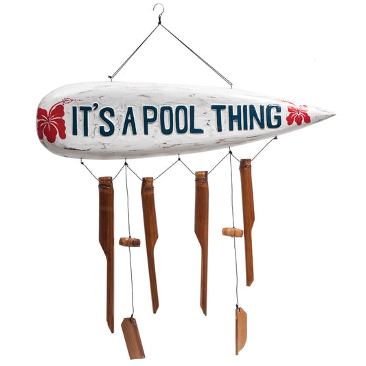 RAM Game Room RAM Game Room It's A Pool Thing Wind Chimes
